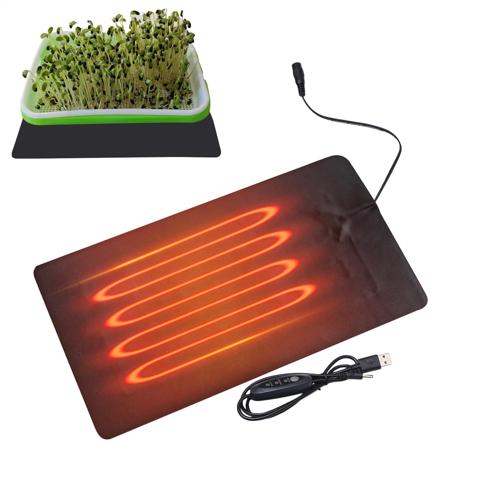 Seedling Heat Mat - 8.5W USB Seedling Heat Mats 3