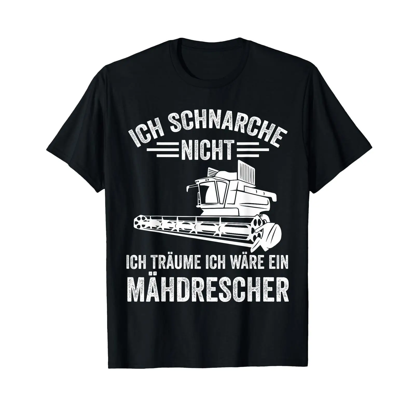 Farming Slogans For Agriculture - Funny German Slogan Combine Harvester T