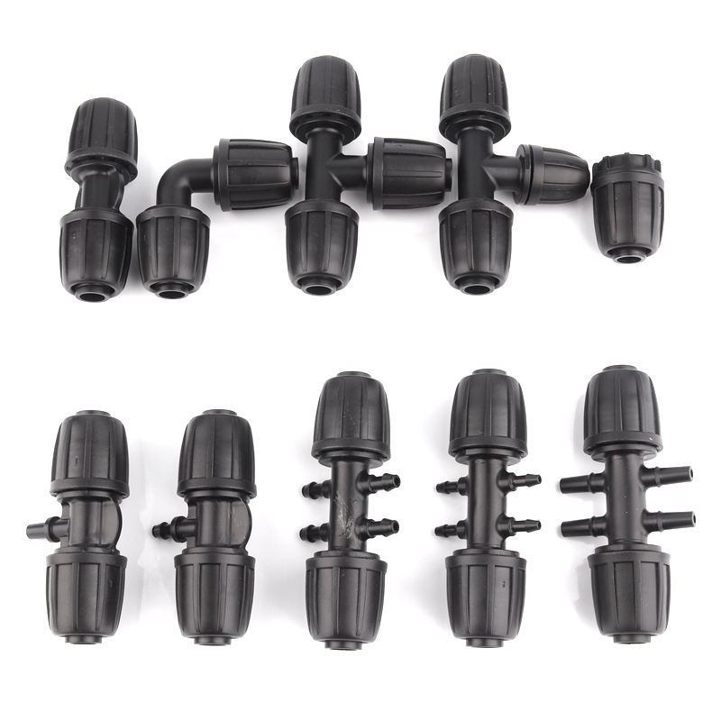 2pcs New 16mm LDPE Pipe Connec - Farming Pipe For Agriculture ulasan dan harga