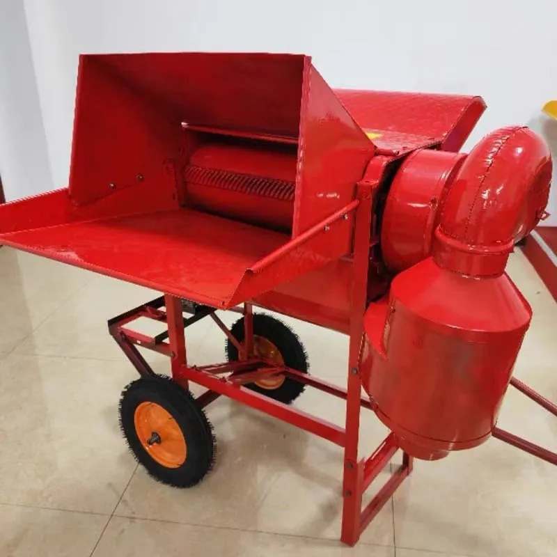 Portable Rice Wheat Beans Mill - Rice Thresher Machine ulasan dan harga