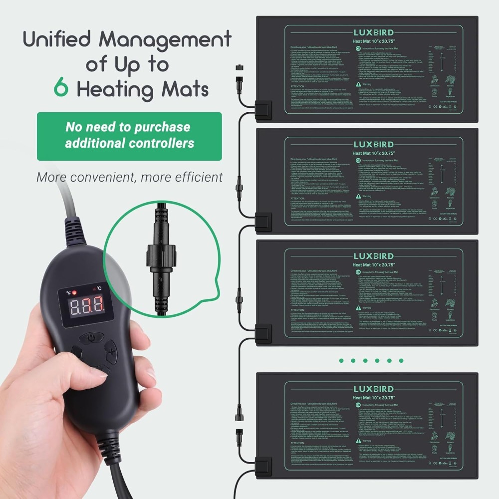 4 Pack Seedling Heat Mat with  - Seedling Heat Mat ulasan dan harga