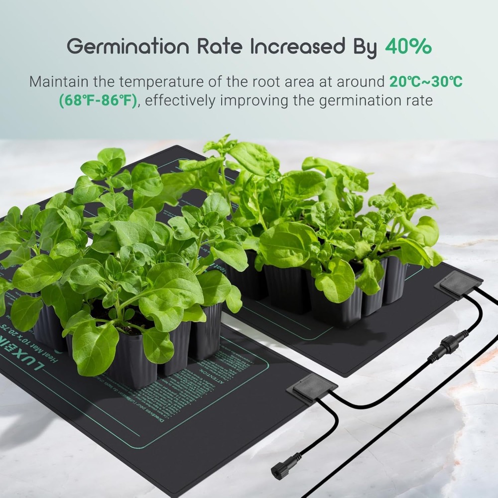 4 Pack Seedling Heat Mat with  - Seedling Heat Mat ulasan dan harga