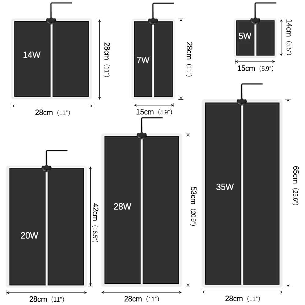 35W-5W Seeds Seedlings Plant H - Seedling Heat Mat ulasan dan harga