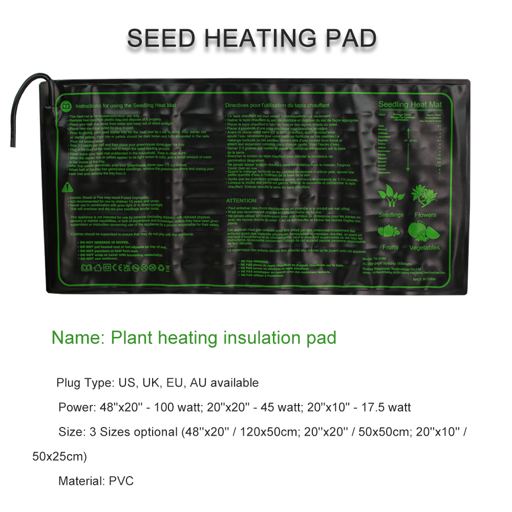 Seedling Heating Pad 3 Sizes W - Seedling Heat Mat ulasan dan harga