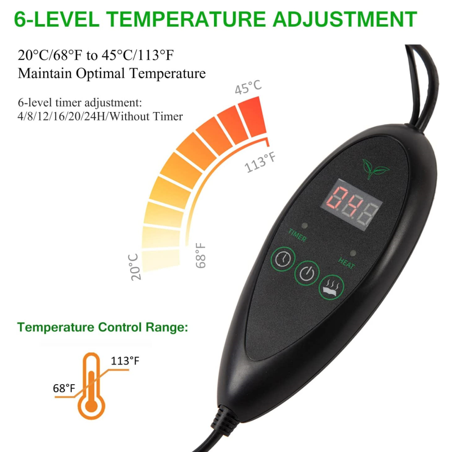 3 Sizes Upgrade Seedling Heat  - Seedling Heat Mat ulasan dan harga