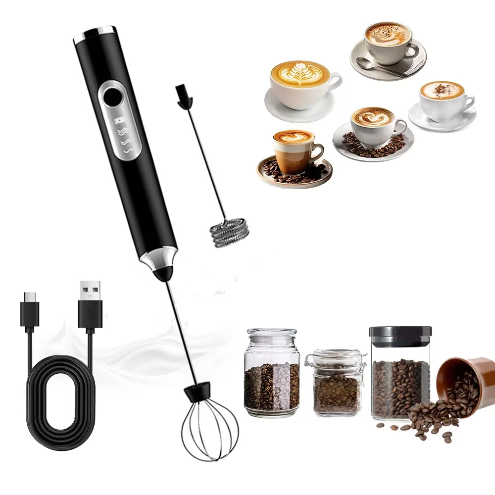 1 Electric Milk Frother, Dual  - Rice Thresher Machine ulasan dan harga
