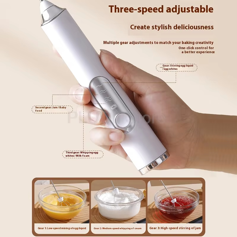 1 Electric Milk Frother, Dual  - Rice Thresher Machine ulasan dan harga