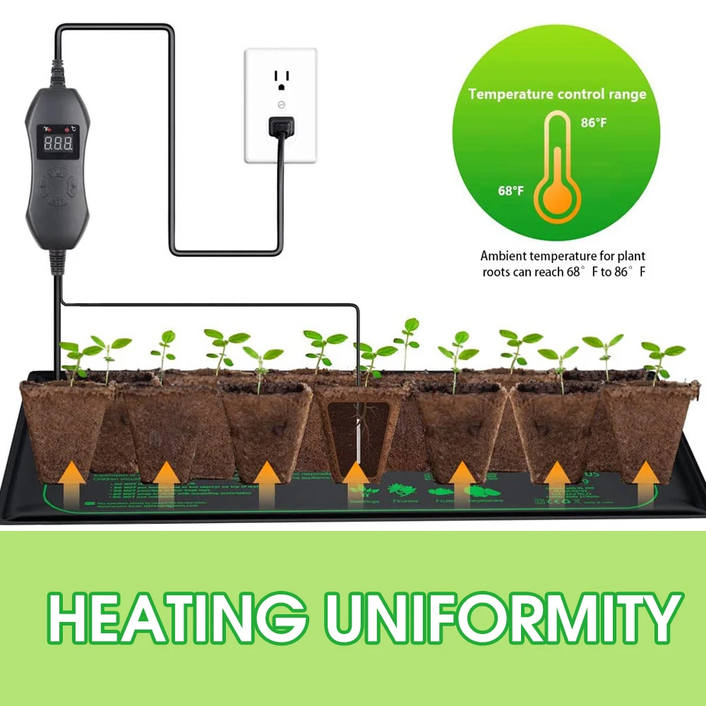 50W EU-US/UK/AU Adjustable The - Seedling Heat Mat ulasan dan harga