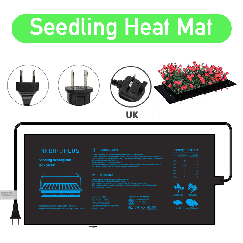 20.75x10CM EU/US/UK/AU Plug Se - Seedling Heat Mat ulasan dan harga